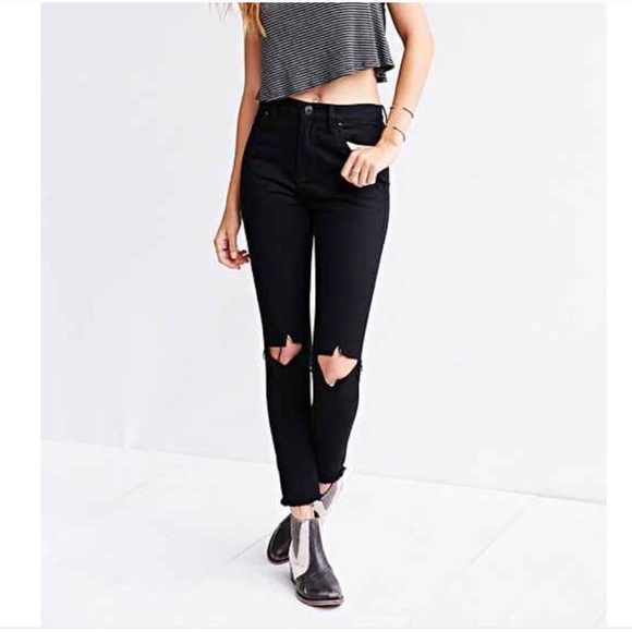 Urban Outfitters Denim - UO BDG Black High Rise Skinny Grazer Jeans